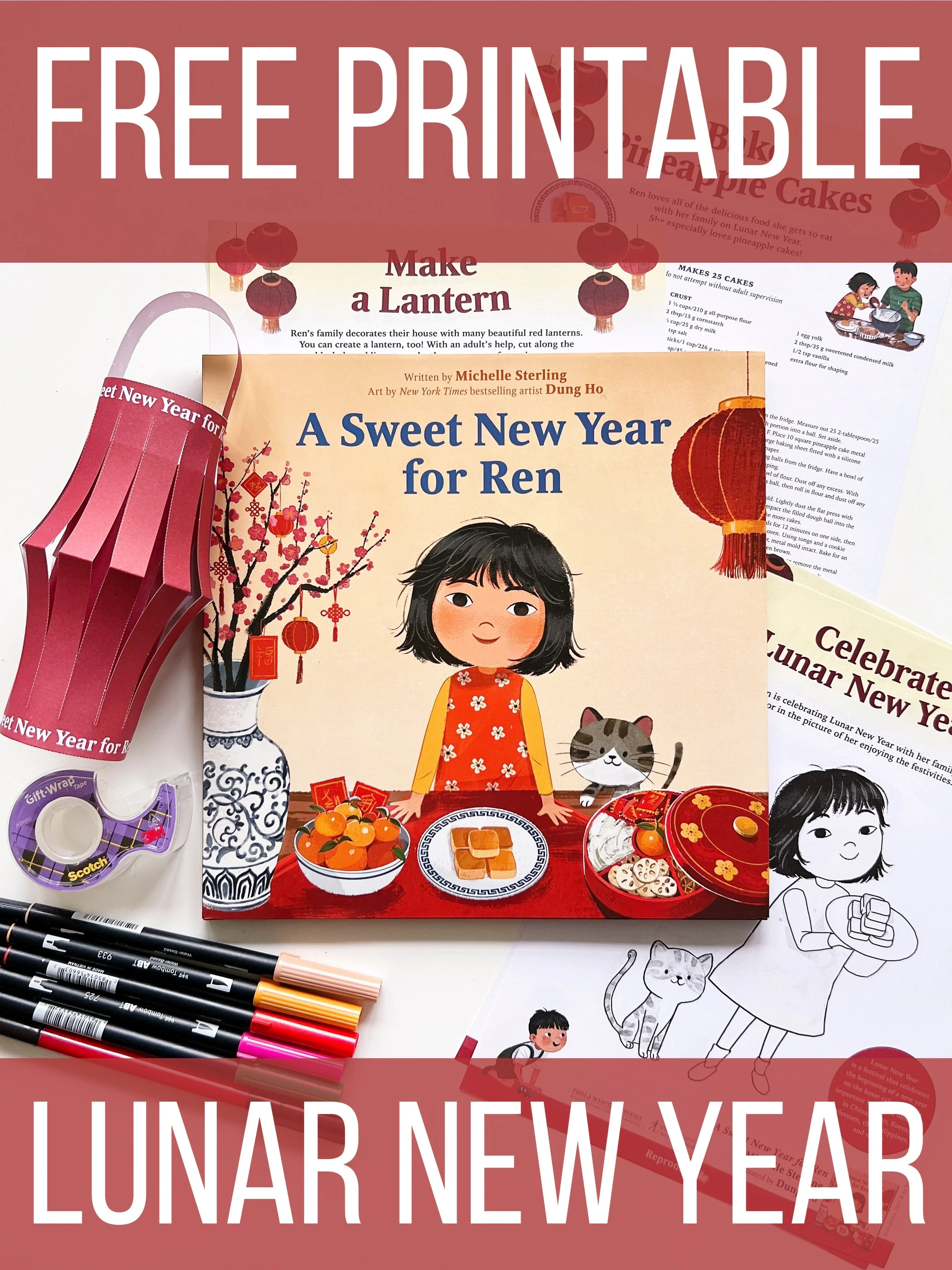 free printable lunar new year activity and craft — avery & augustine